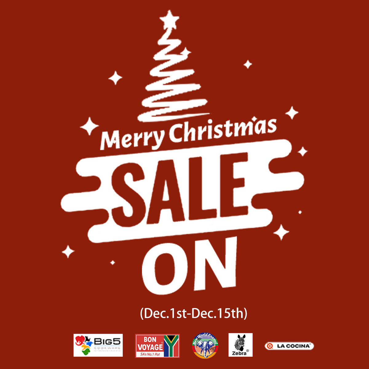 Big5 Cookware Christmas BIG SALE / Dec 1st Dec 15th, 2023 Big5
