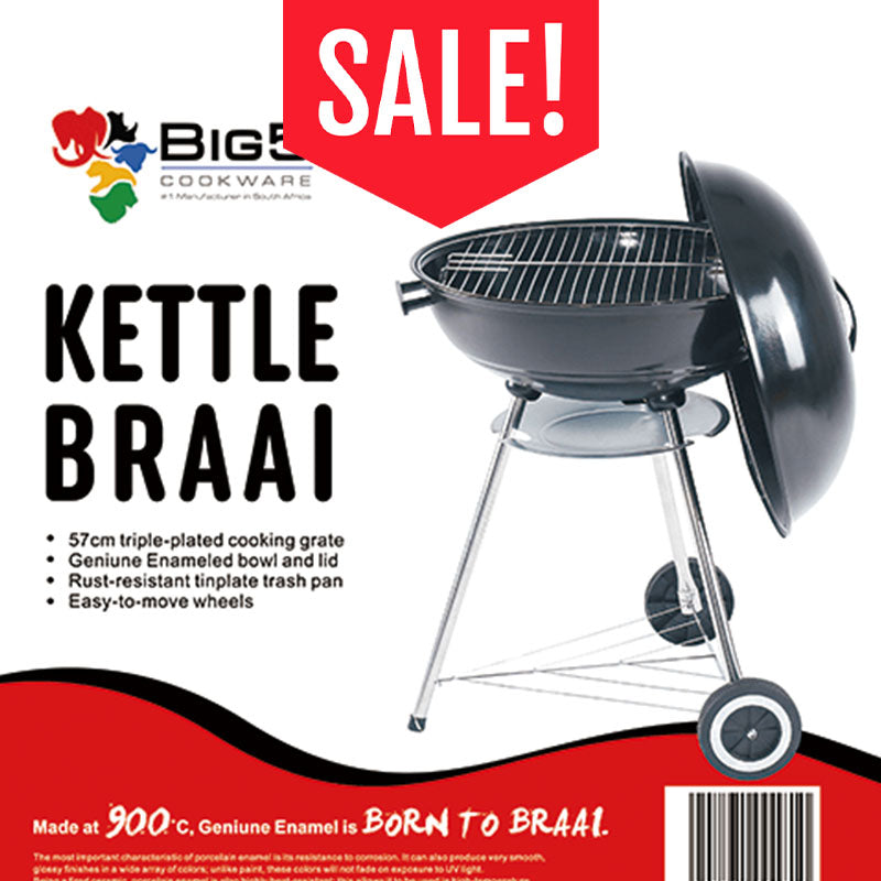 Big5 Kettle Braai 22inch (57cm) Large Portable - Big5 Cookware Factory Shop