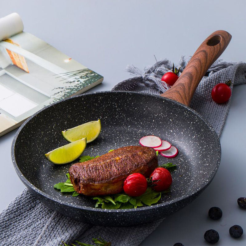 Big5 Greenis Non-Stick Aluminium Frypan — Marble Coating, Bakelite