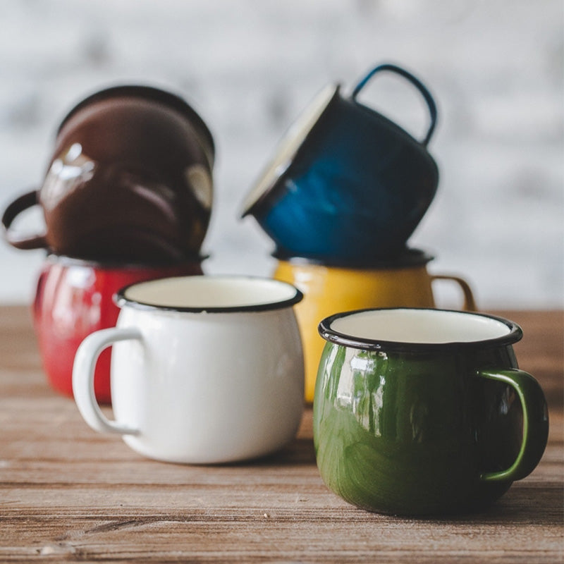 Big5 Enamel Belly Mug