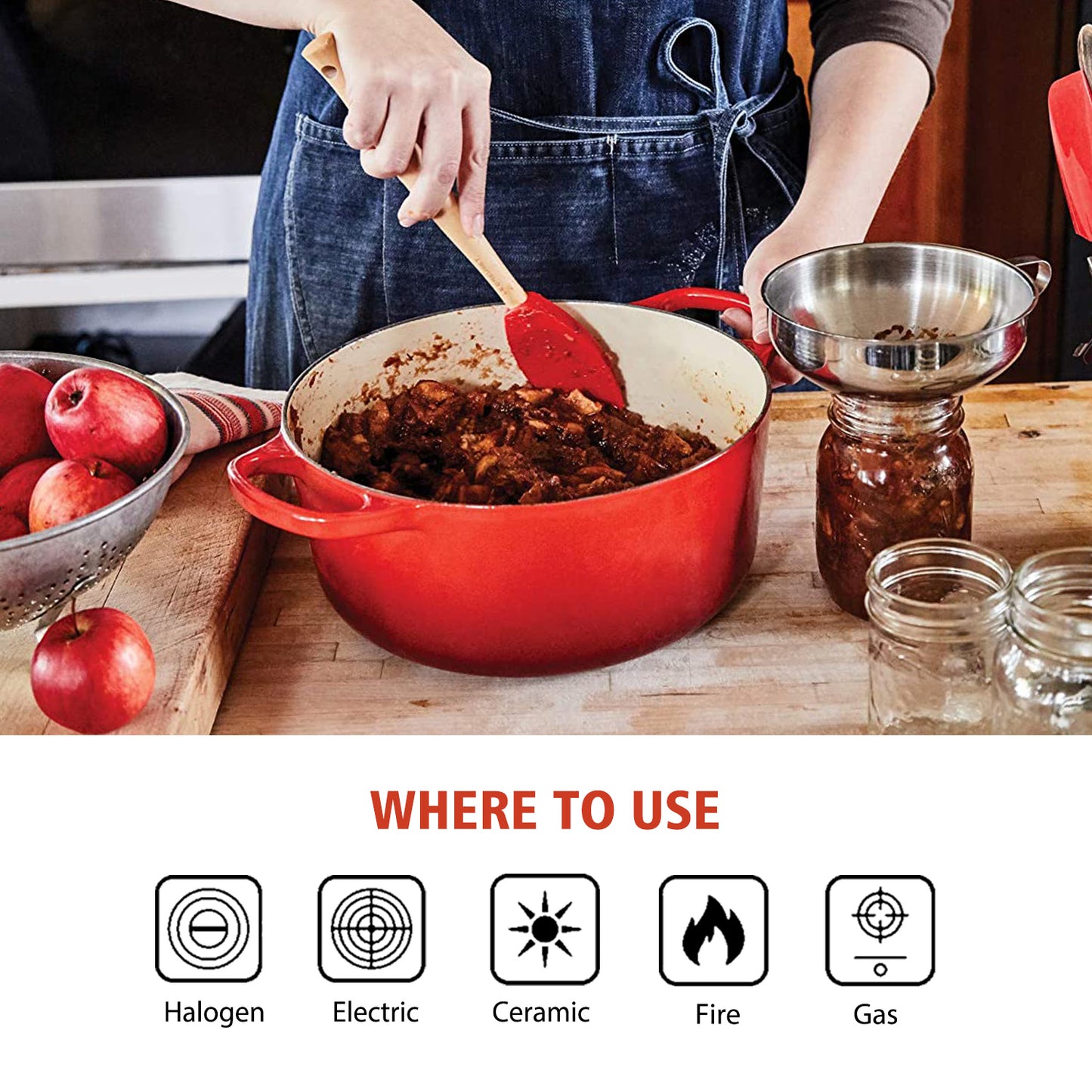 BV Cast Iron Round Casserole Pot 20cm - Big5 Cookware Factory Shop