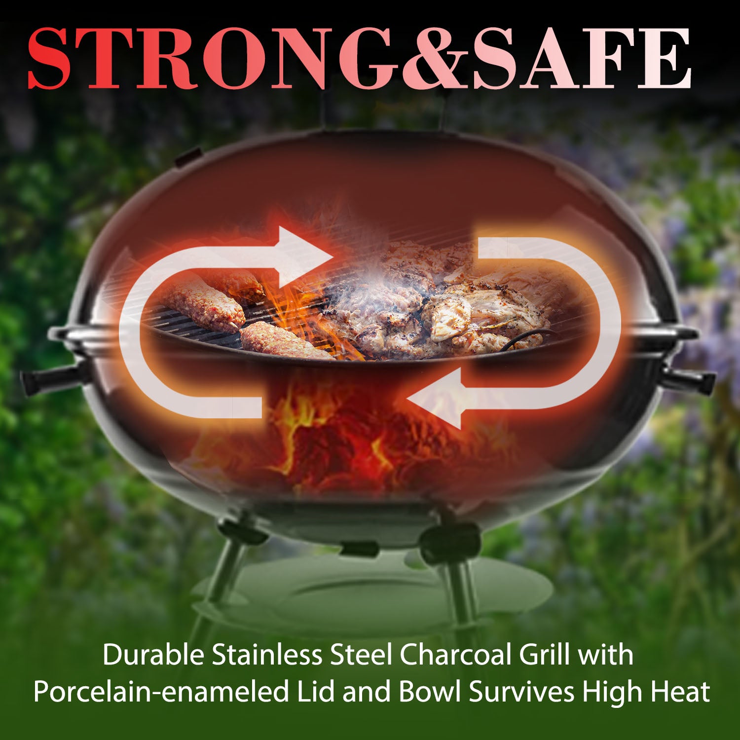 Big5 Kettle Braai 22inch (57cm) Large Portable - Big5 Cookware Factory Shop