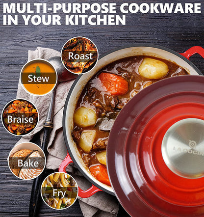 La Cocina Cast Iron Mini Casserole 14cm 0.95L - Big5 Cookware Factory Shop