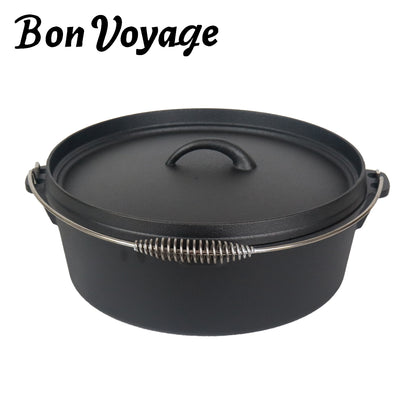 Bon Voyage Cast Iron Dutch Oven Potjie Pot - Big5 Cookware Factory Shop