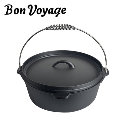 Bon Voyage Cast Iron Dutch Oven Potjie Pot - Big5 Cookware Factory Shop