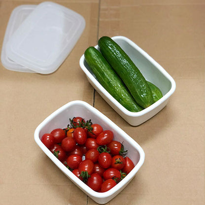 Enamel Rectangular Food Container Butter Dish with Plastic Lid (for 250g butter) - Big5 Cookware Factory Shop