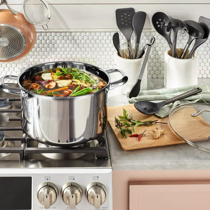 Bon Voyage Diamond 28 Piece Stainless Pots Set - Big5 Cookware Factory Shop