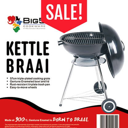 Big5 Kettle Braai 22inch (57cm) Large Portable - Big5 Cookware Factory Shop