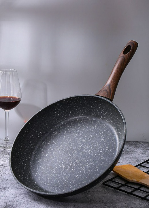 Big5 Greenis Non-Stick Aluminium Frypan — Marble Coating, Bakelite
