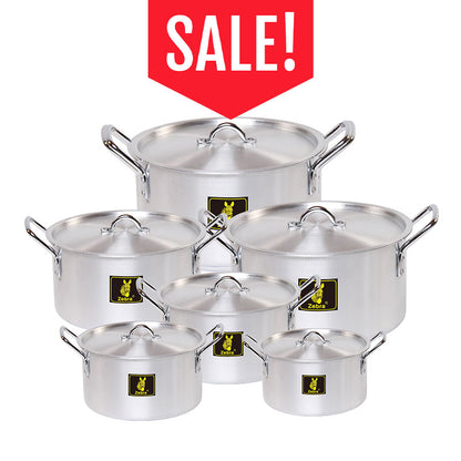 Zebra Q7 Jumbo Pots Set - Big5 Cookware Factory Shop