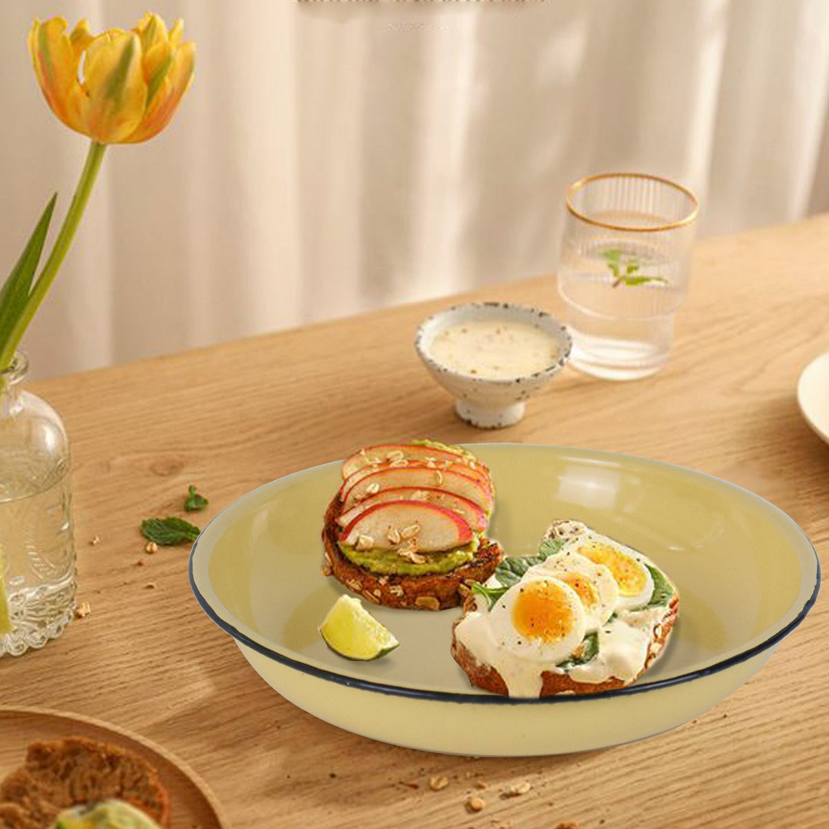 New World Enamel Rice Plate – Big5 Cookware Factory Shop