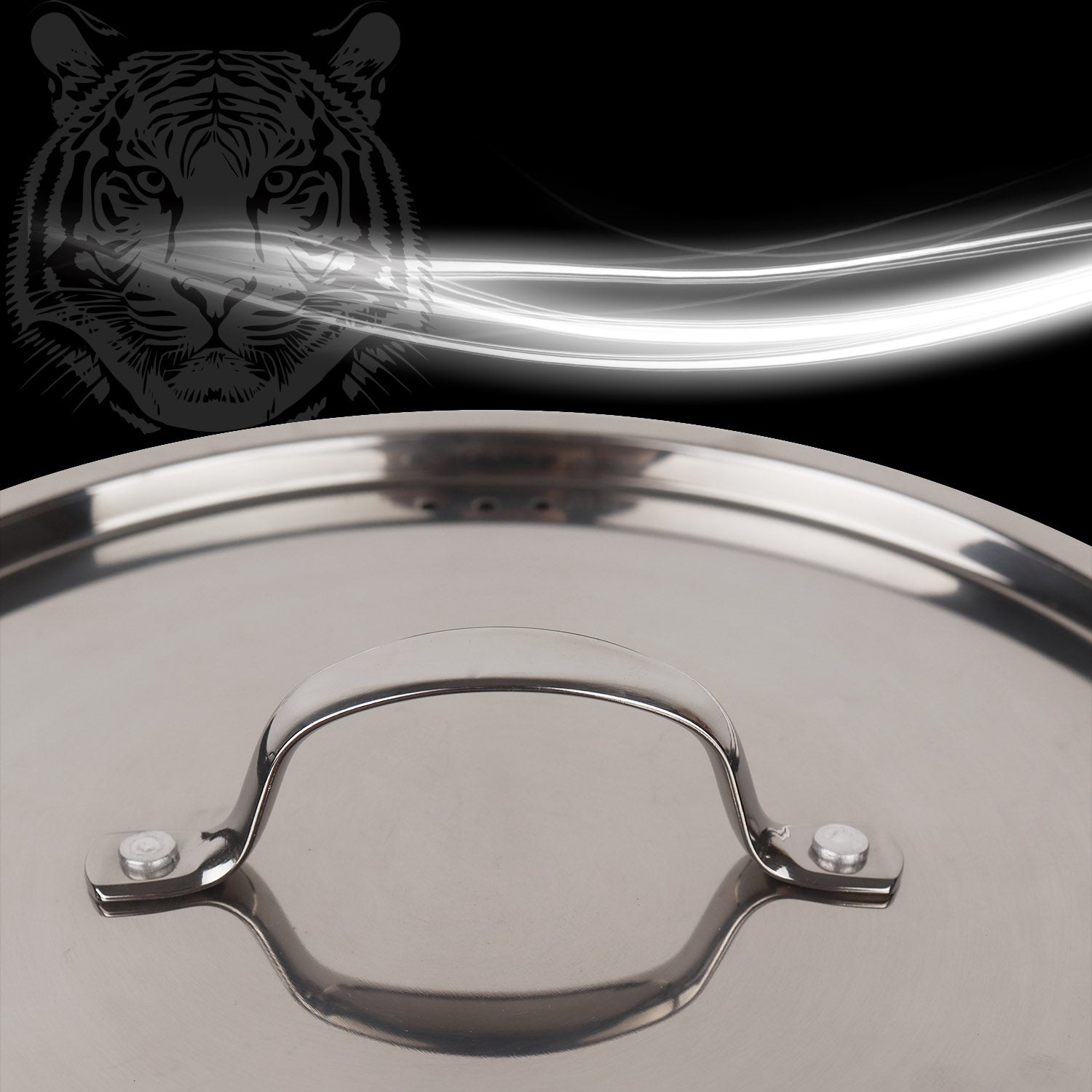 Tiger Stainless Steel 29 Piece Cookware Set - Stainless Steel Lid Edition - Big5 Cookware Factory Shop