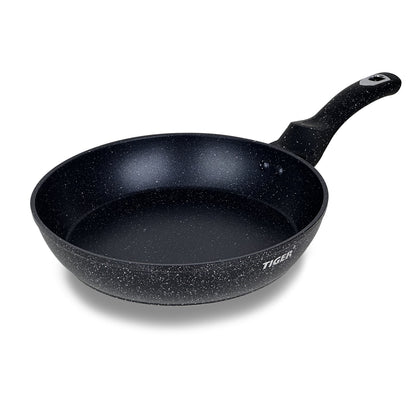 Tiger Non-Stick Marble Coating Fry Pan 24cm Black - Big5 Cookware Factory Shop