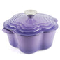La Cocina 2QT 2-Litre Jacaranda Love Cast Iron 20cm Enamelled Casserole Pot - Big5 Cookware Factory Shop