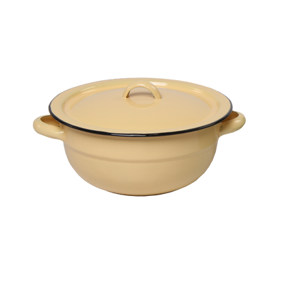 New World Enamel Vegetable Dish Plain/Decorated - Big5 Cookware Factory Shop