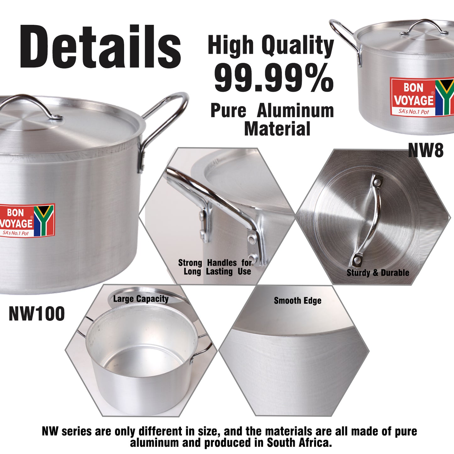 Bon Voyage Extra Heavy Duty Catering Pot individual - Big5 Cookware Factory Shop