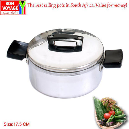 Bon Voyage 6pc Pots Set with Bakelite Handles - Big5 Cookware Factory Shop