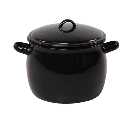 New World Enamel Bow Handle Belly Pot - Big5 Cookware Factory Shop