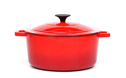 BV Cast Iron Round Casserole Pot 20cm - Big5 Cookware Factory Shop