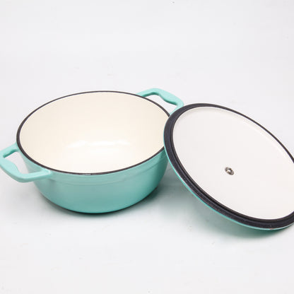 BV Cast Iron Round Casserole Pot 22cm - Big5 Cookware Factory Shop