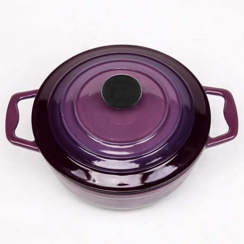 BV Cast Iron Round Casserole Pot 22cm - Big5 Cookware Factory Shop