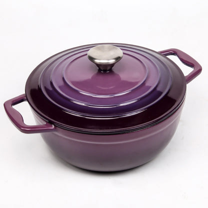 BV Cast Iron Round Casserole Pot 22cm - Big5 Cookware Factory Shop