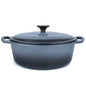 BV Cast Iron Oval Casserole Pot 28cm - Big5 Cookware Factory Shop