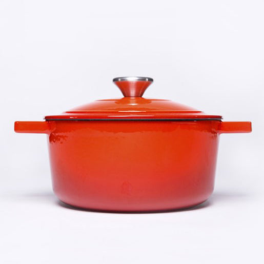 BV Cast Iron Round Casserole Pot 20cm - Big5 Cookware Factory Shop