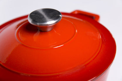 BV Cast Iron Round Casserole Pot 20cm - Big5 Cookware Factory Shop