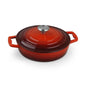 La Cocina Cast Iron Shallow Casserole 22cm 1.9L (one pot only) - Big5 Cookware Factory Shop