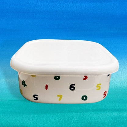 Agate Premier Quality Enamel Square Canister with Lid Decor - Big5 Cookware Factory Shop