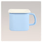 Enamel Square Storage Box with Lid 14cm - Big5 Cookware Factory Shop
