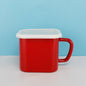 Agate Premier Quality Enamel Square Storage Box with Lid 14cm - Big5 Cookware Factory Shop