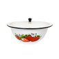 New World Enamel Footed Bowl Plain/Decorated - Big5 Cookware Factory Shop