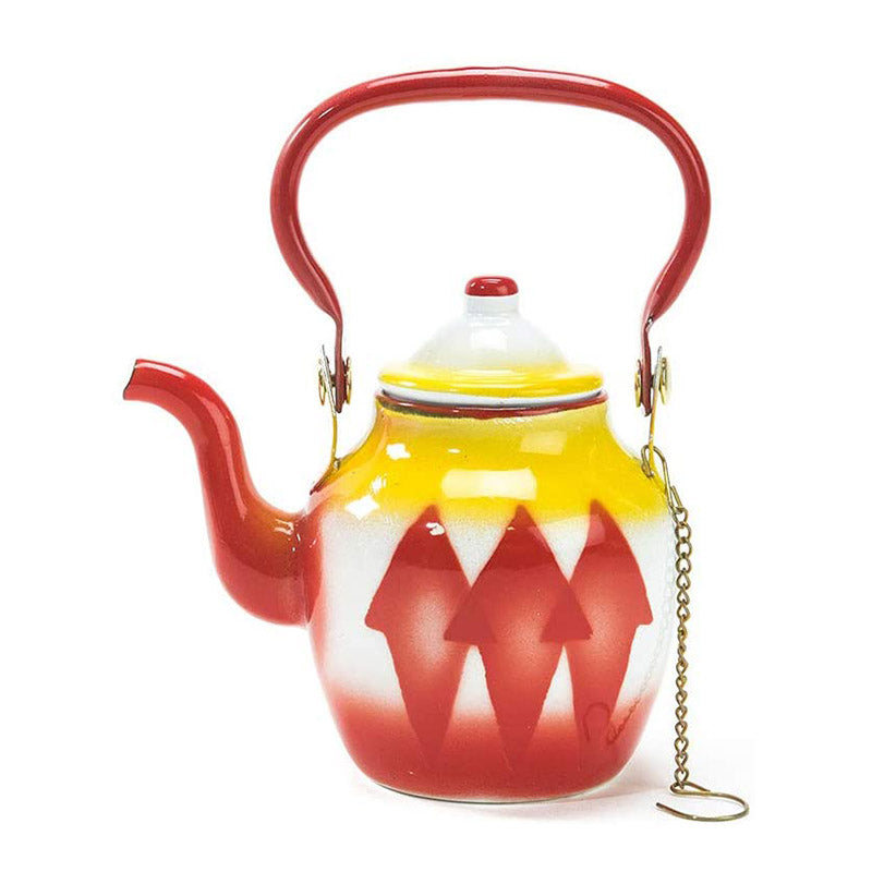 Garnet Enamel Tea Pot - Big5 Cookware Factory Shop