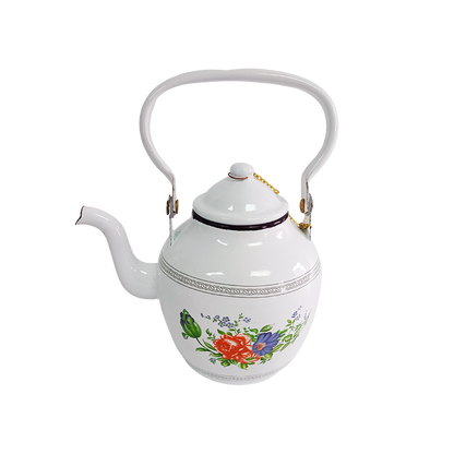 Garnet Enamel Tea Pot - Big5 Cookware Factory Shop