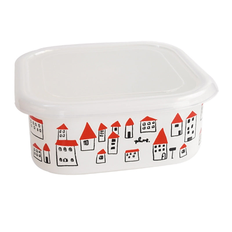 Imported - Agate Premier Quality Enamel Shallow Square Storage Box - Big5 Cookware Factory Shop