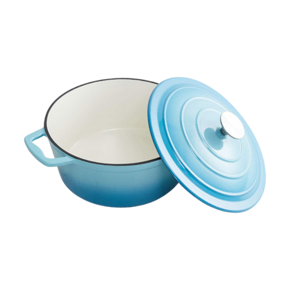 La Cocina Cast Iron Round Casserole 25cm 4.7L (one pot only) - Big5 Cookware Factory Shop