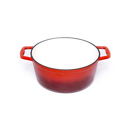 La Cocina Cast Iron Round Casserole 25cm 4.7L (one pot only) - Big5 Cookware Factory Shop
