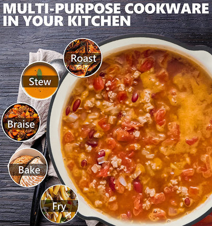 La Cocina Cast Iron Frypan Fry Pan Skillet 26cm (one piece only) - Big5 Cookware Factory Shop