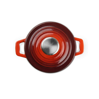La Cocina Cast Iron Mini Casserole 14cm 0.95L (one pot only) - Big5 Cookware Factory Shop
