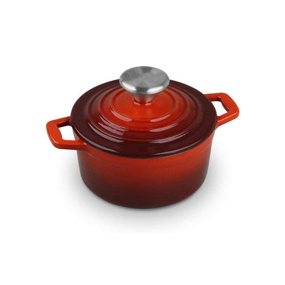La Cocina Cast Iron Mini Casserole 14cm 0.95L (one pot only) - Big5 Cookware Factory Shop