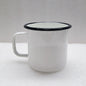 July New - Premier Quality Color Enamel Mug 8cm Matte Turquoise - Big5 Cookware Factory Shop