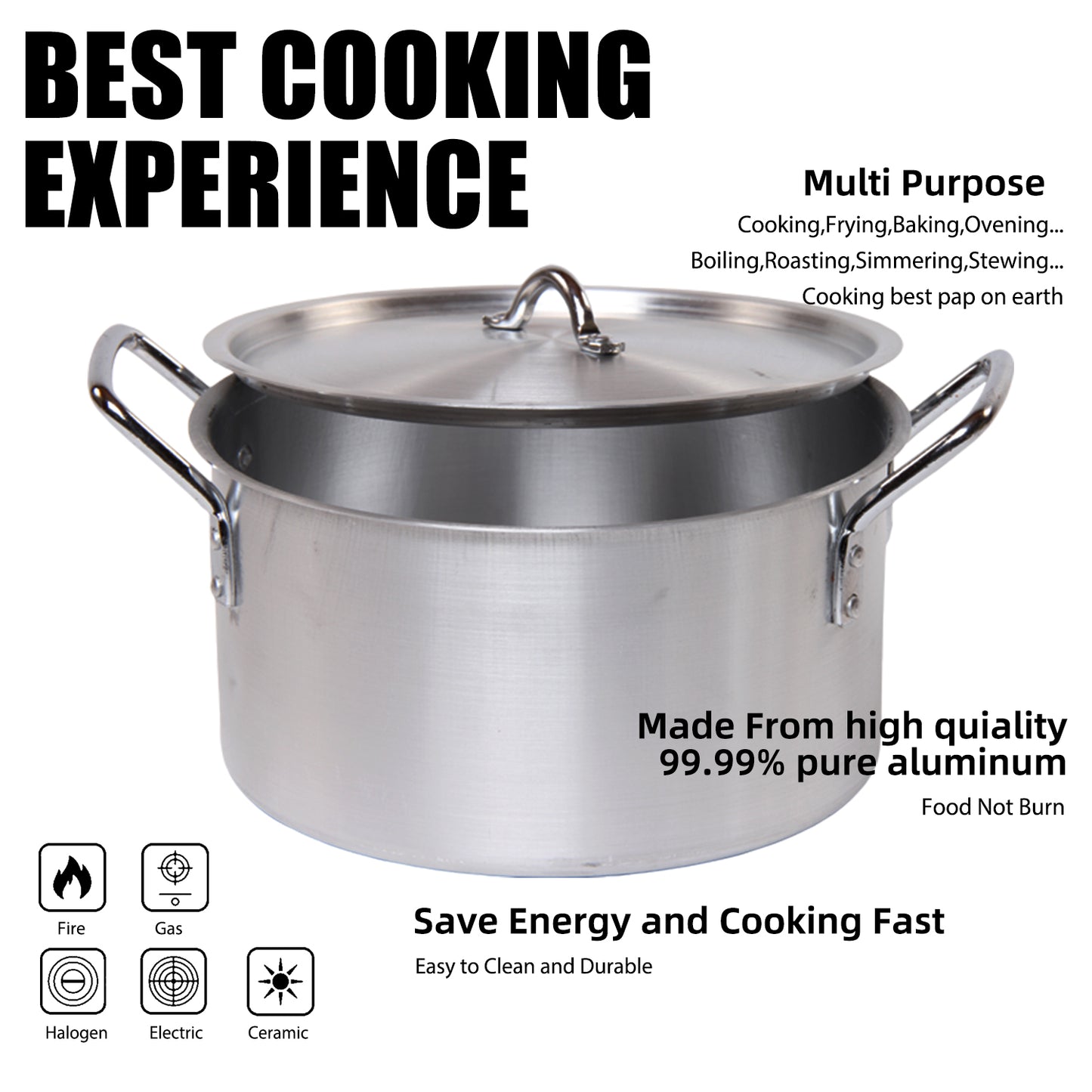 Zebra Q7 Jumbo Pots Set - Big5 Cookware Factory Shop