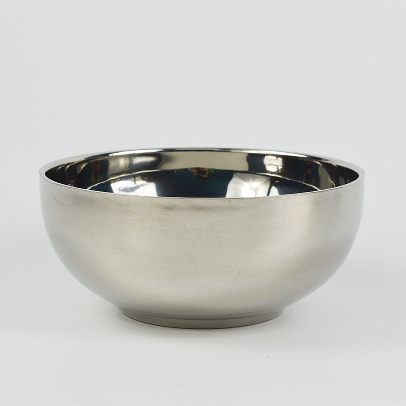 Stainless Steel  Double Walled Insulated 18cm Bowl - Perfect bowls for serving hot soup! - Big5 Cookware Factory Shop