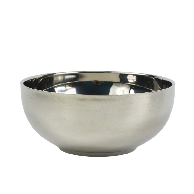 Stainless Steel  Double Walled Insulated 18cm Bowl - Perfect bowls for serving hot soup! - Big5 Cookware Factory Shop