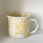 Marble Splatter Yellow Enamel Dinner Set Mug Plate Spoon Bowl Camping Set - Big5 Cookware Factory Shop