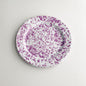 Marble Splatter Purple Enamel Dinner Set Mug Plate Spoon Bowl Camping Set - Big5 Cookware Factory Shop