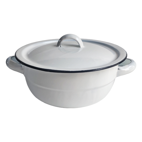 New World Enamel Vegetable Dish Plain/Decorated - Big5 Cookware Factory Shop