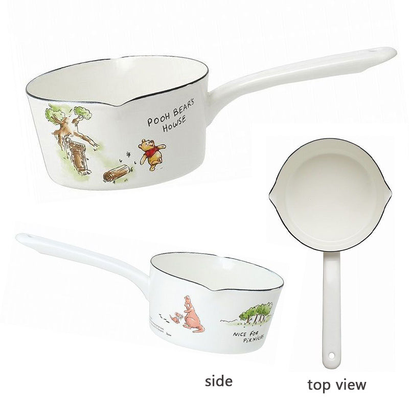 Winnie/HelloKitty Enamel Saucepan Milk Pan 1.2 Liter - Big5 Cookware Factory Shop